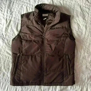 Y2k Maurice's brown down puffy zip up vest XL gorpcore neutral granola girl